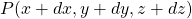 P(x+dx,y+dy,z+dz)